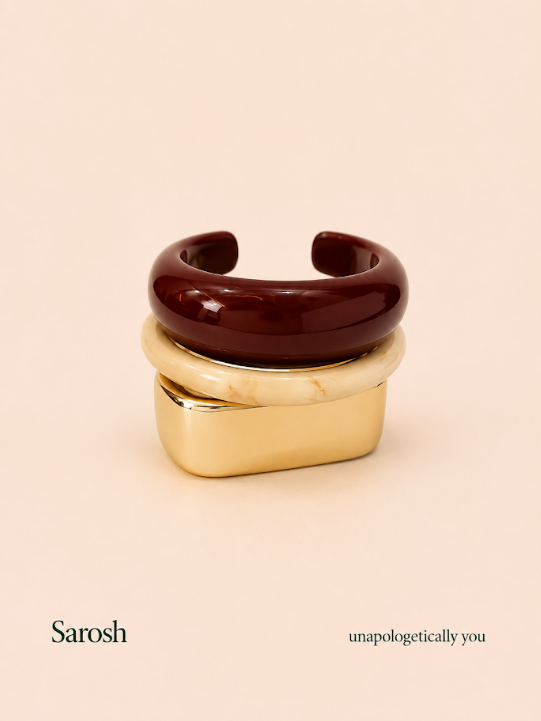 Maroon Chunky Bangle