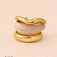 Bold White Chunky Bangle