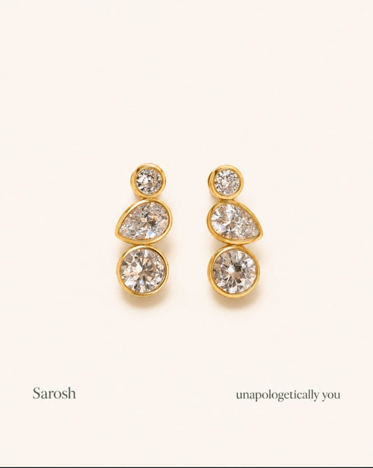 Moonlight Crystal Earrings