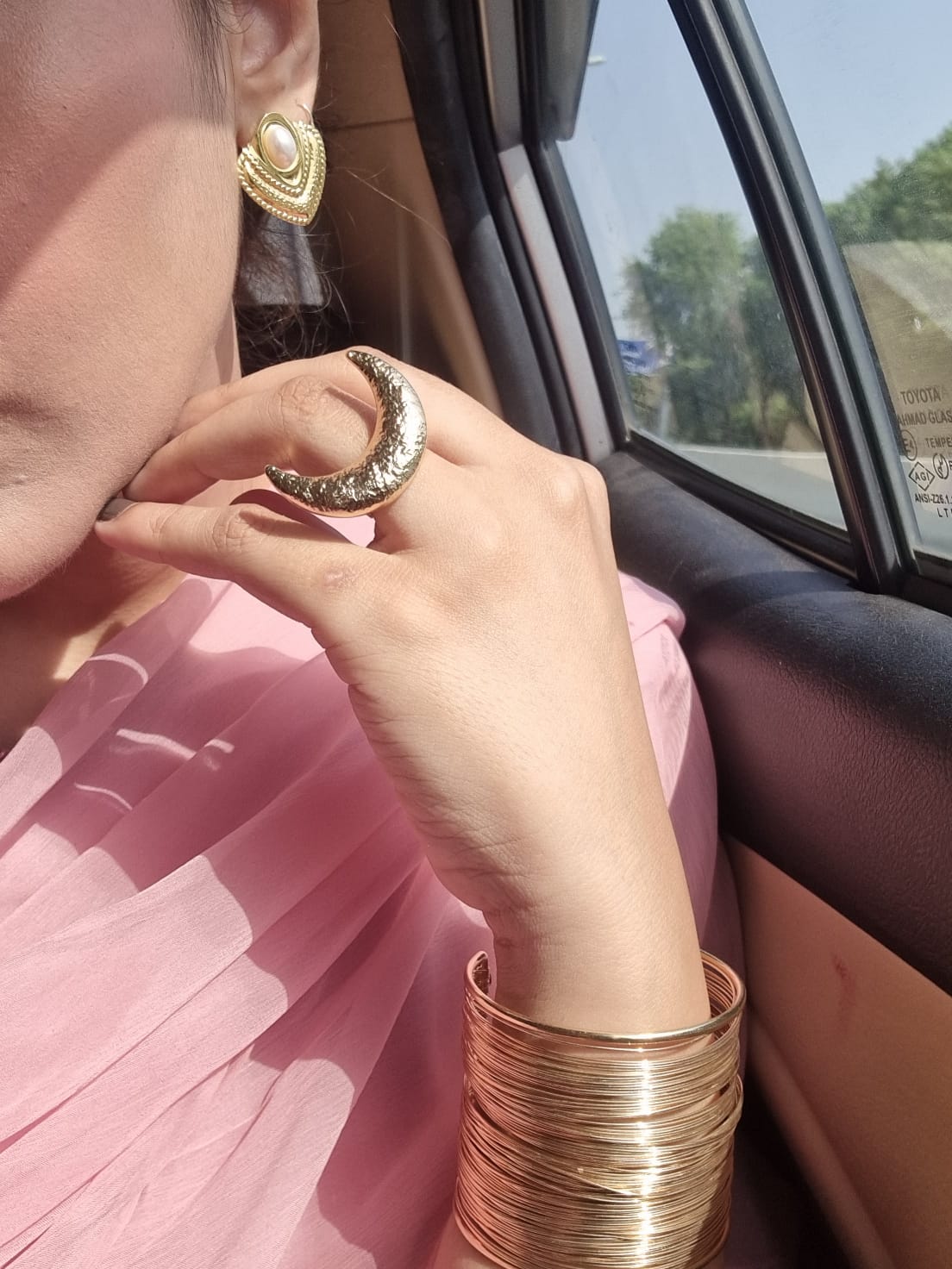 Crescent Moon Ring
