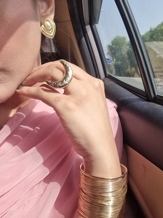Crescent Moon Ring
