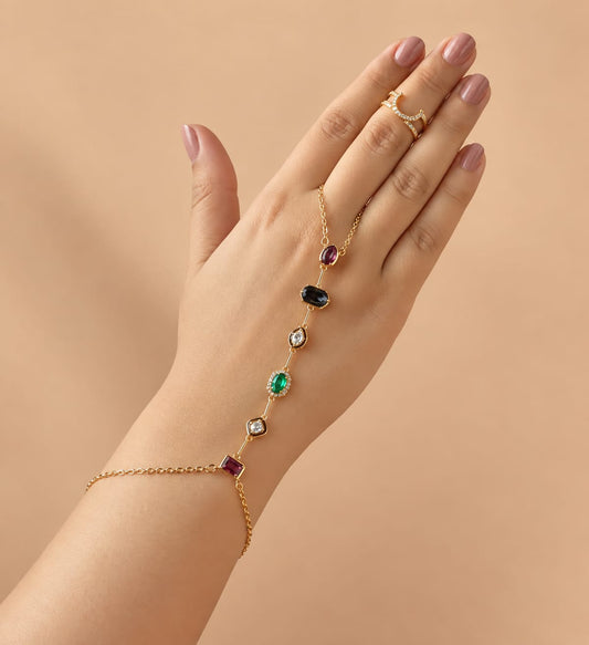 Gem Ring Bracelet