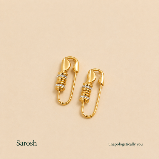 Pin It Earring