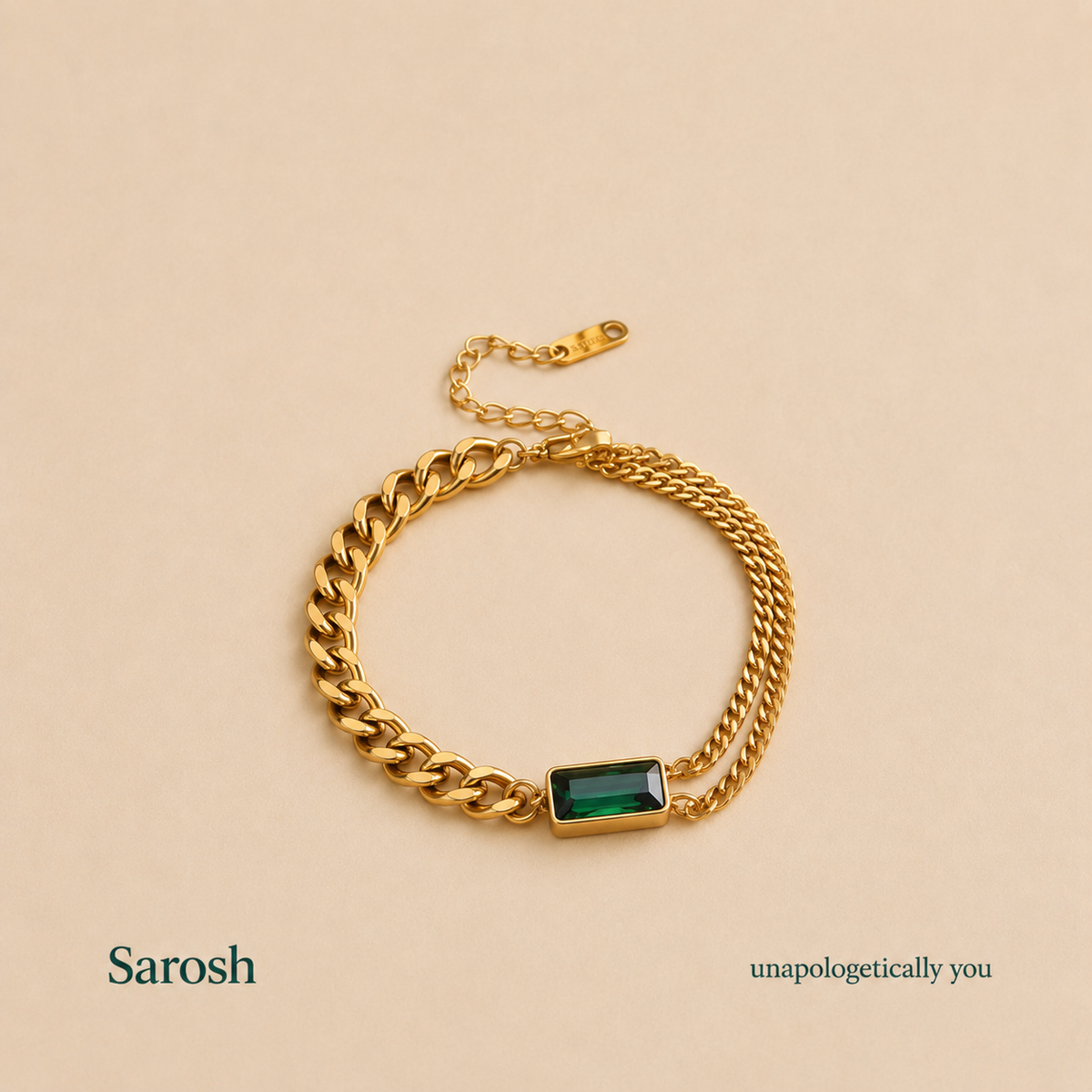 Emerald Aura Bracelet